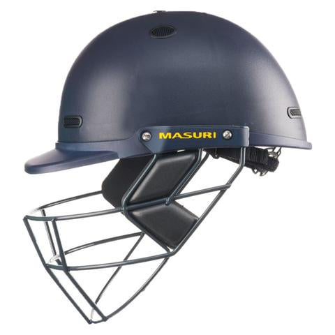 Masuri Vision Club Mild Steel Cricket Helmet - Navy