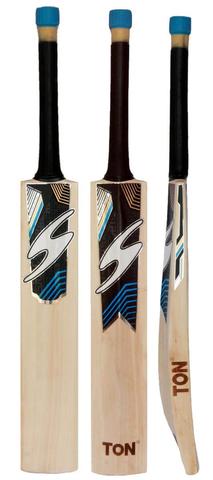 Single S Blue English Willow Cricket Bat
